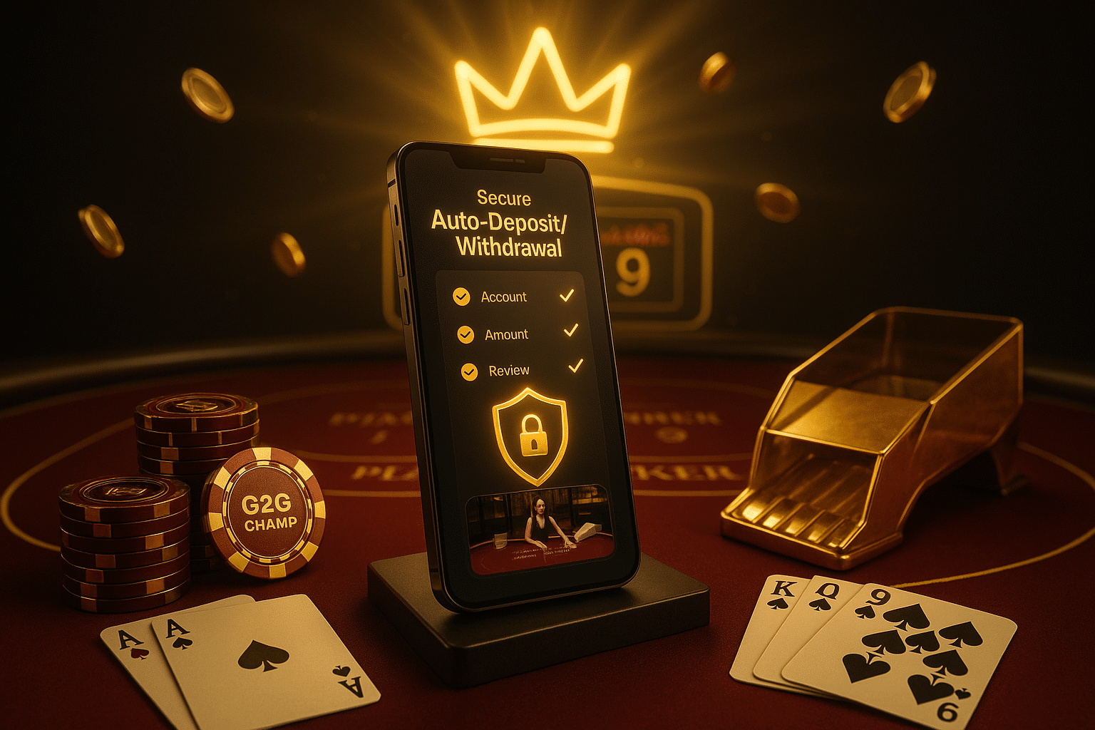 ภาพประกอบขั้นตอนถอนไวเกมไพ่ด้วย บาคาร่าถอนชัวร์ ไม่บิด