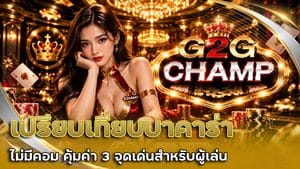 เปรียบเทียบบาคาร่า ไม่มีคอม